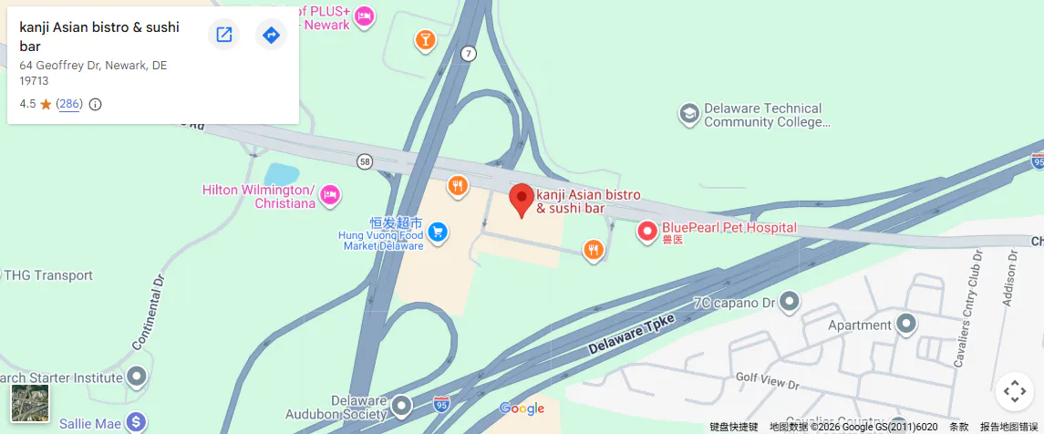 Location, 64 Geoffrey Dr, Newark, DE 19713